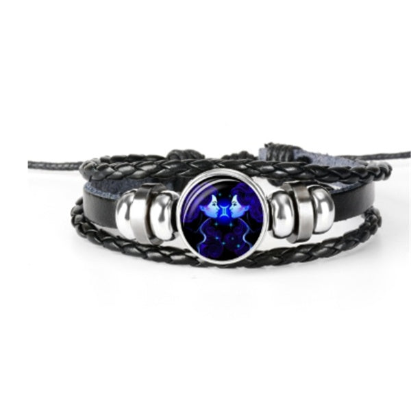 Zodiac Constellation Bracelet Braided Design Bracelet