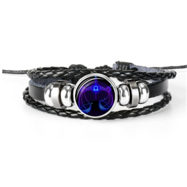 Zodiac Constellation Bracelet Braided Design Bracelet
