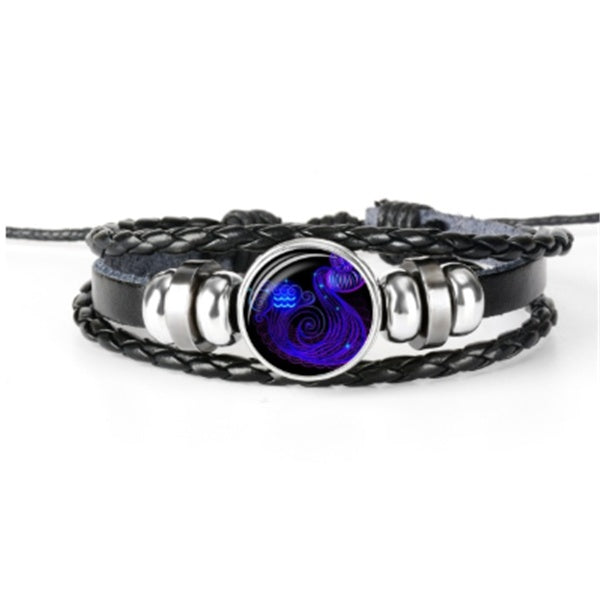 Zodiac Constellation Bracelet Braided Design Bracelet