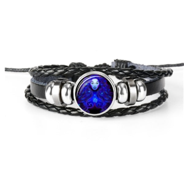 Zodiac Constellation Bracelet Braided Design Bracelet