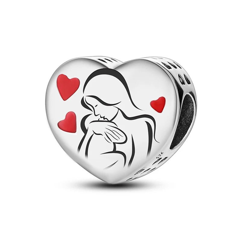 Elegant 925 Silver Charm