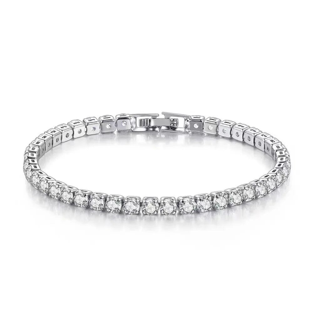 S925 Silver Tennis Bracelet