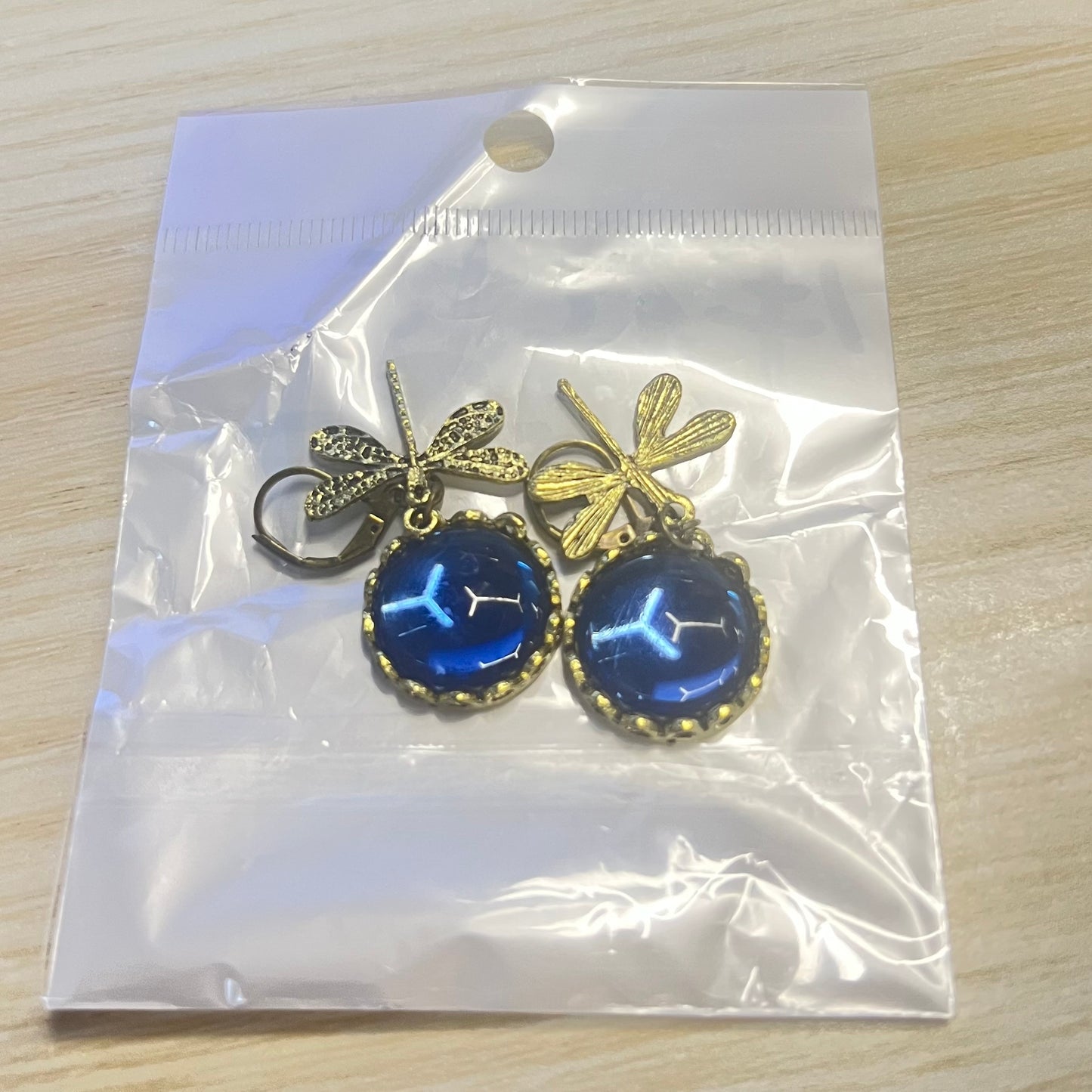 Boho Chakra Blue Moonstone Earrings – Ethnic Drop Design