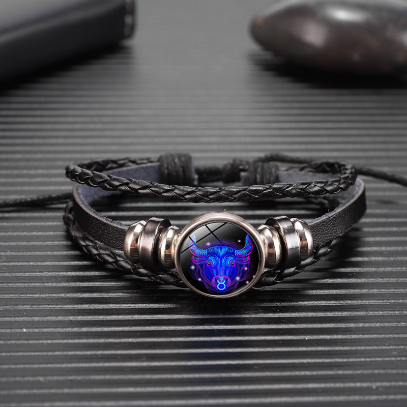Zodiac Constellation Bracelet Braided Design Bracelet