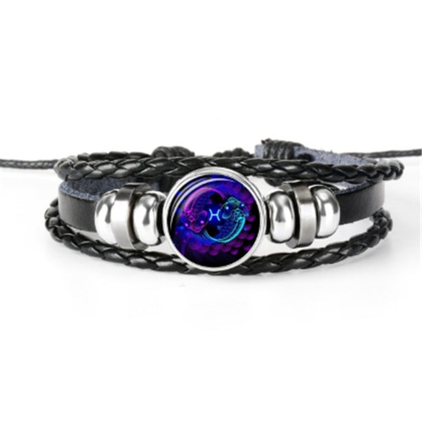 Zodiac Constellation Bracelet Braided Design Bracelet