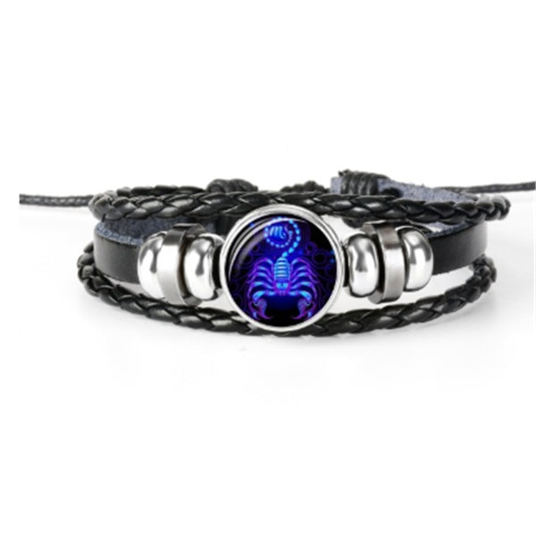 Zodiac Constellation Bracelet Braided Design Bracelet