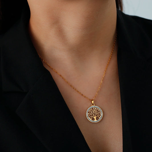 Luxury Gold Tree of Life Necklace