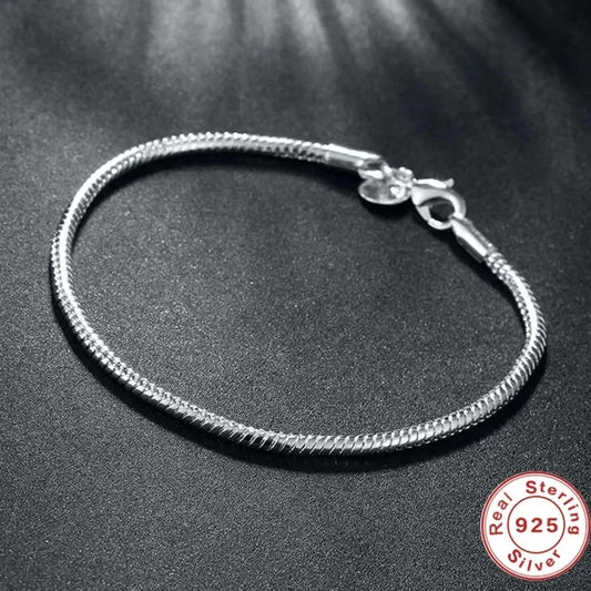 Handmade Silver Charm Bracelet