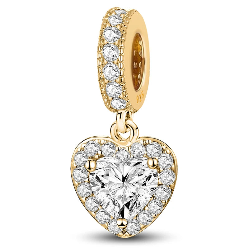 Elegant 925 Silver Charm