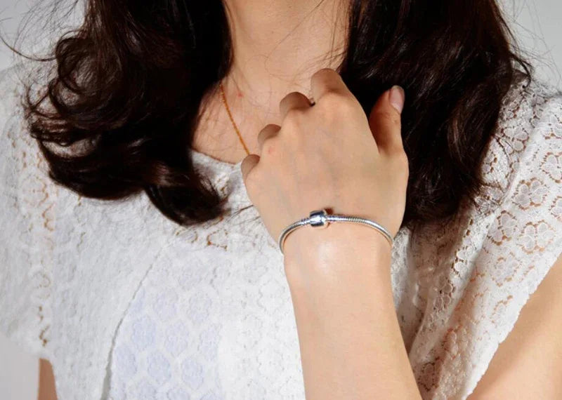 Handmade Silver Charm Bracelet