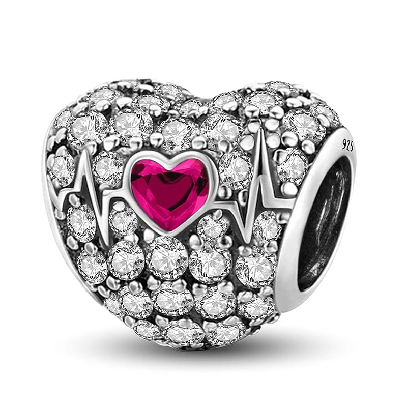 Elegant 925 Silver Charm