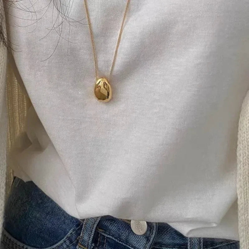 Fashion Teardrop Pendant Necklace
