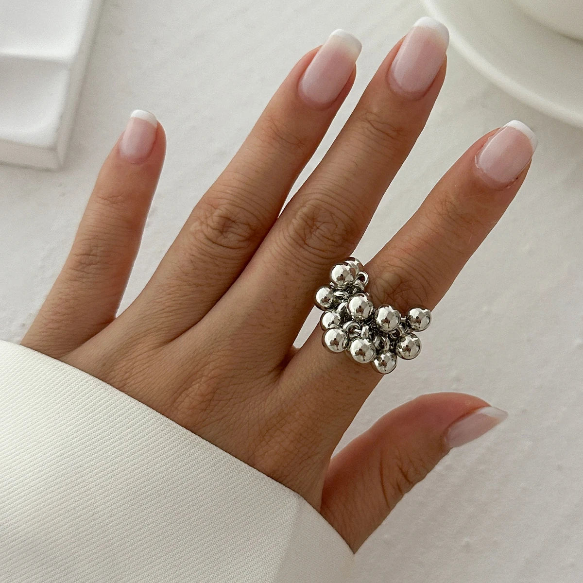 Metal Ball Ring