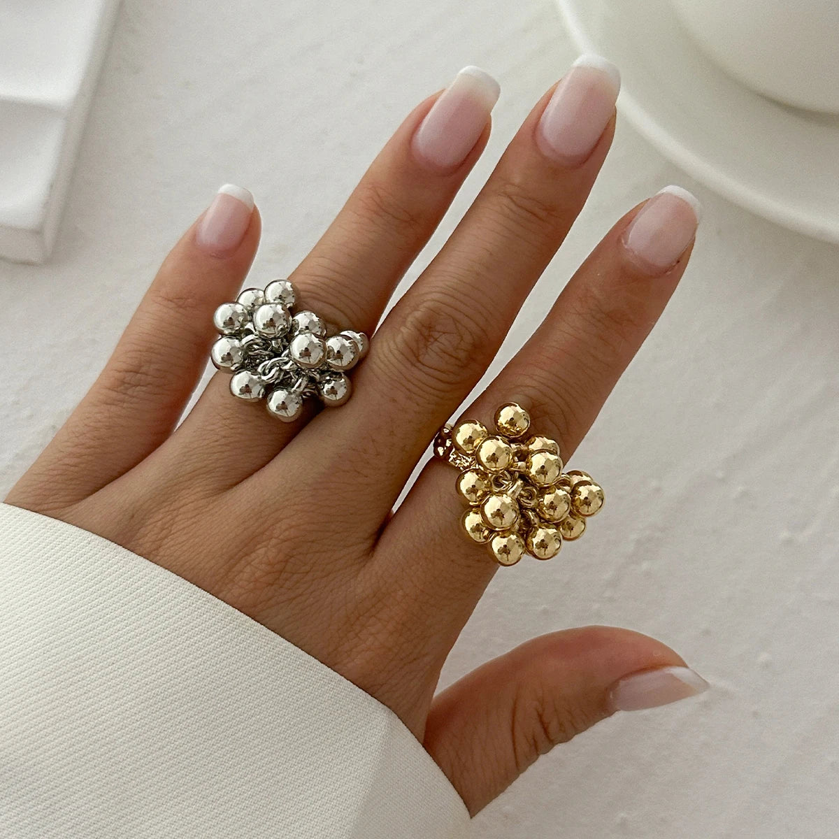 Metal Ball Ring