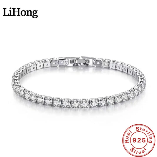 S925 Silver Tennis Bracelet