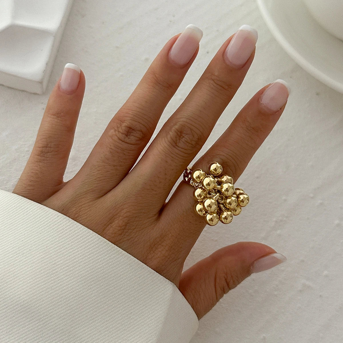 Metal Ball Ring